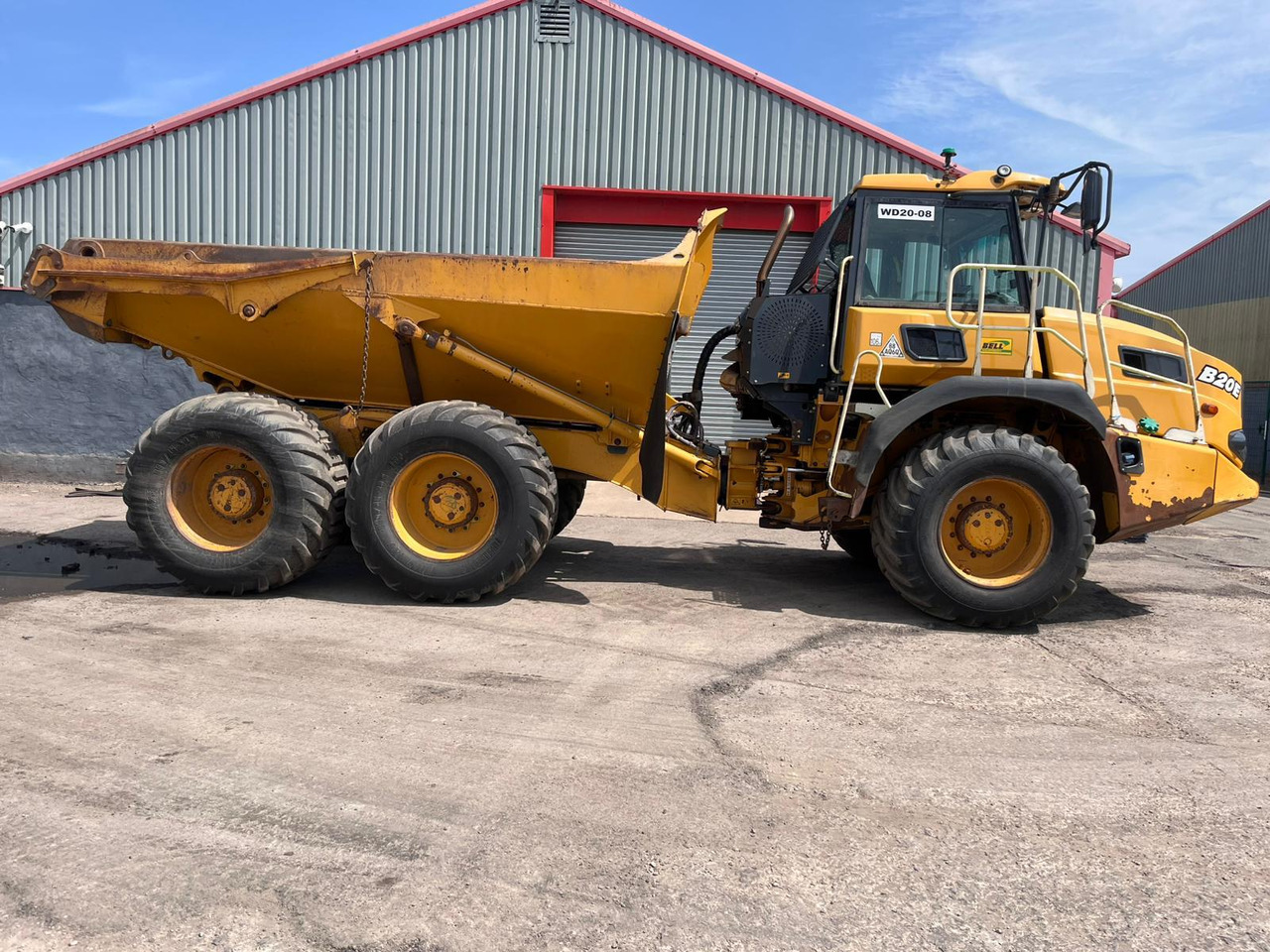 Bell B20E - Csuklós dömper: 5 kép. Bell B20E - Csuklós dömper: 5 kép.