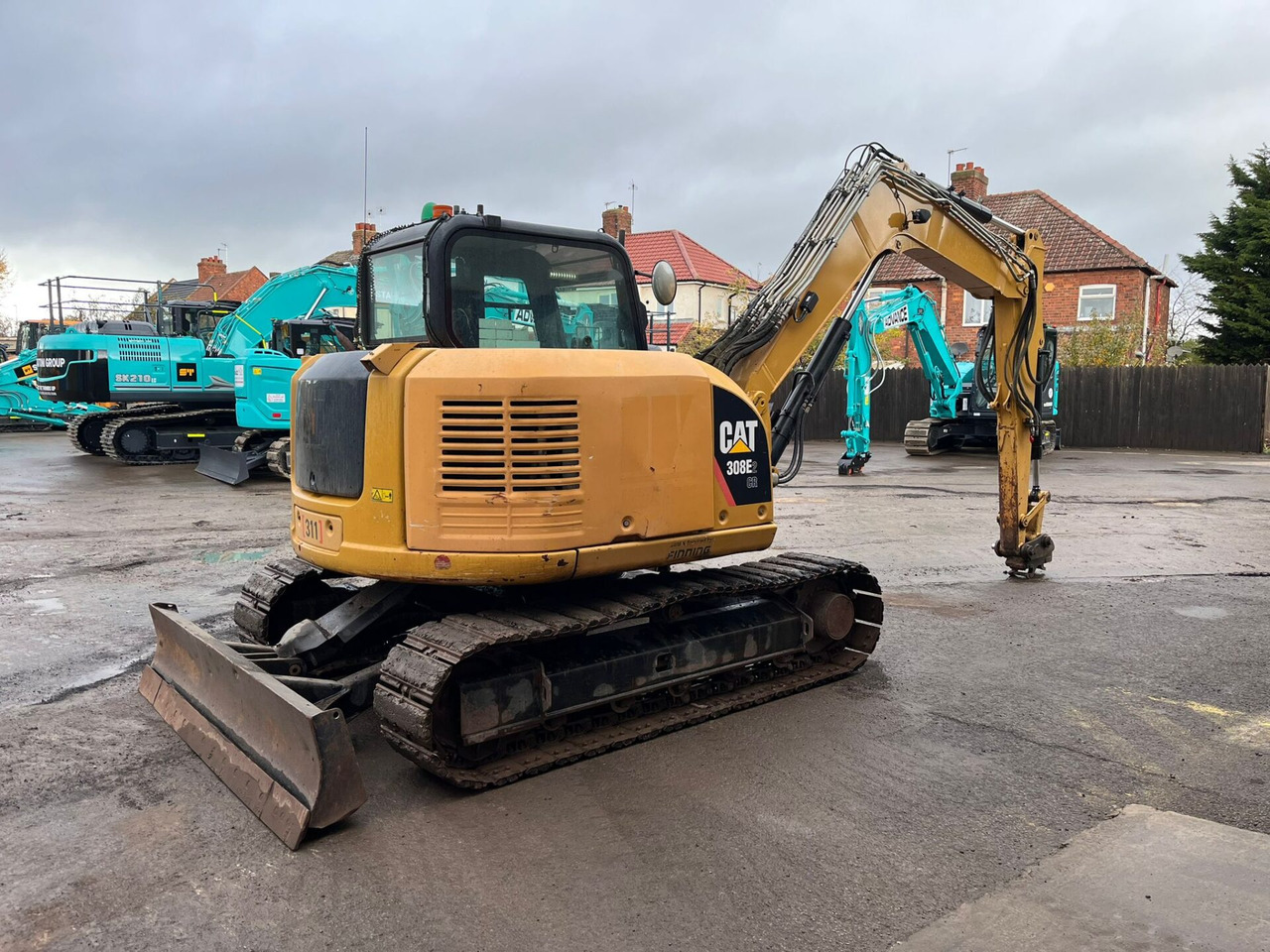 CAT 308E2 - Minikotró: 5 kép. CAT 308E2 - Minikotró: 5 kép.