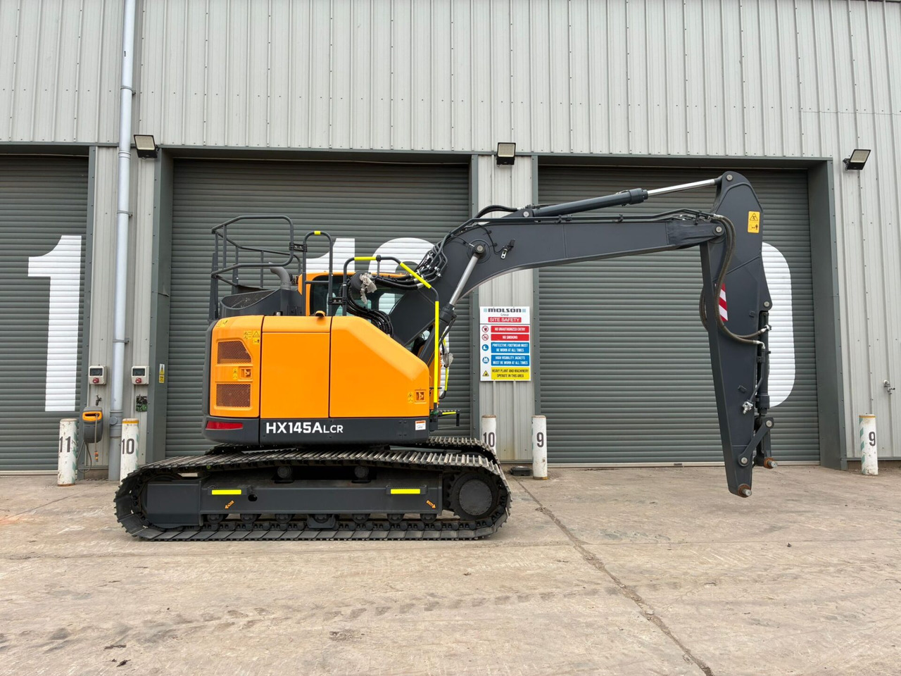 Hyundai HX145ALCR - Lánctalpas kotró: 5 kép. Hyundai HX145ALCR - Lánctalpas kotró: 5 kép.