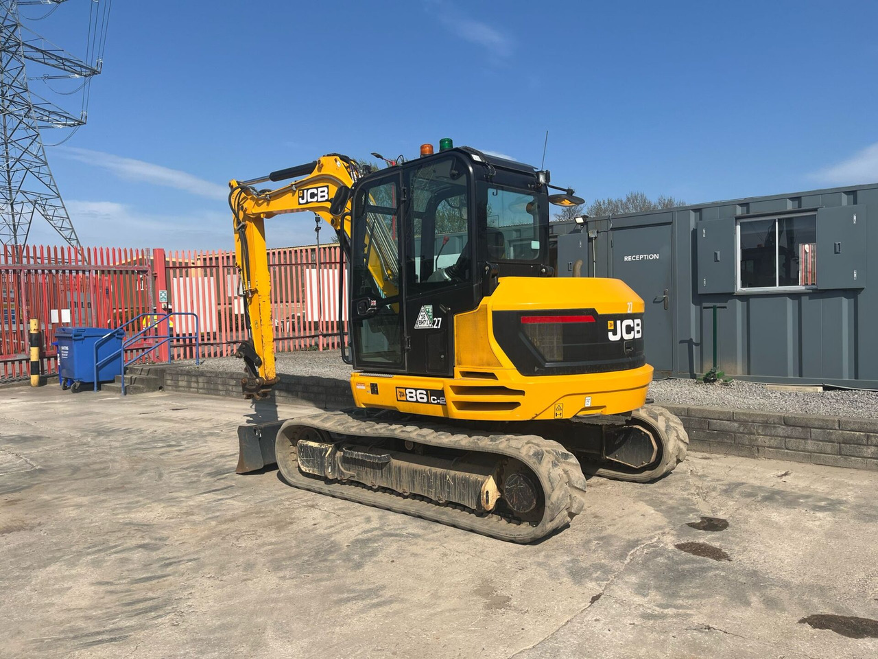 JCB 86C-2 - Minikotró: 3 kép. JCB 86C-2 - Minikotró: 3 kép.