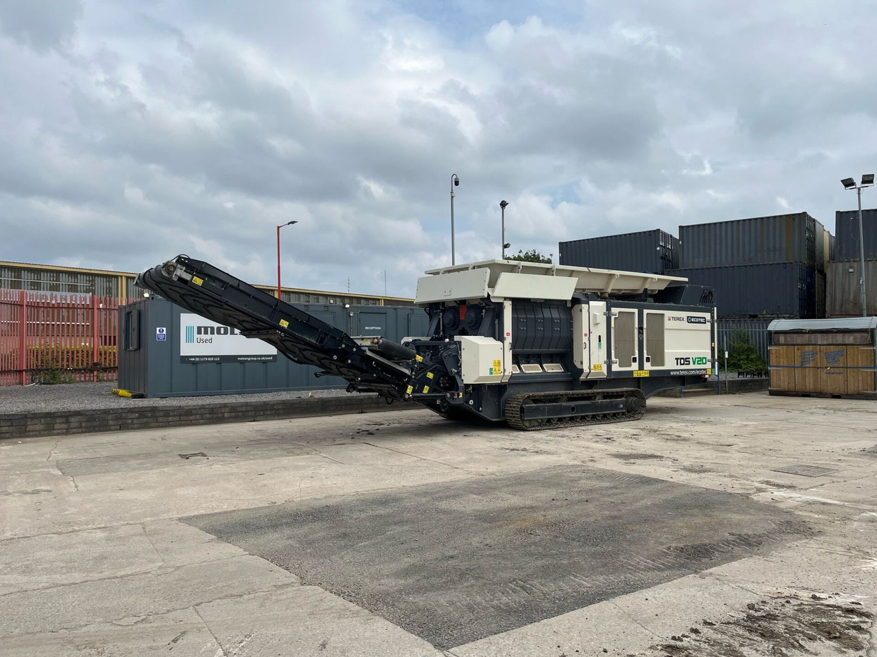 Terex TDSV20 - Ipari aprítógép: 1 kép. Terex TDSV20 - Ipari aprítógép: 1 kép.