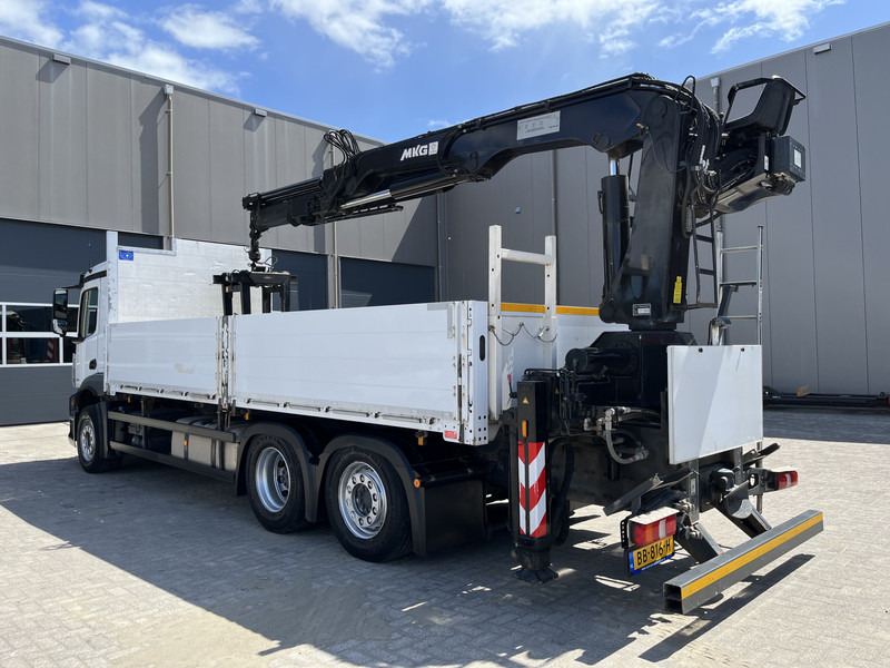 Mercedes-Benz ANTOS 2546 6X2 Bouwstoffenauto / Open laadbak vv KRAAN MKG HLK 221-3 met Palletklem - Platós teherautó, Darus autó: 5 kép. Mercedes-Benz ANTOS 2546 6X2 Bouwstoffenauto / Open laadbak vv KRAAN MKG HLK 221-3 met Palletklem - Platós teherautó, Darus autó: 5 kép.