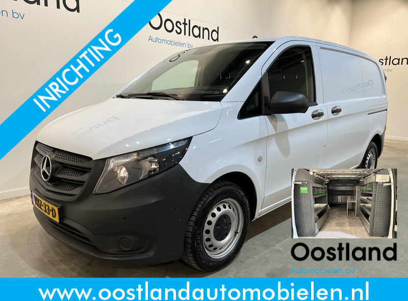 Mercedes-Benz Vito 116 CDI RWD Servicebus / Bott Inrichting / Euro 6 / Schuifdeur L + R / Airco / Cruise Control / Trekhaak / Camera / Navigatie / BPM VRIJ !! - Kis furgon: 1 kép. Mercedes-Benz Vito 116 CDI RWD Servicebus / Bott Inrichting / Euro 6 / Schuifdeur L + R / Airco / Cruise Control / Trekhaak / Camera / Navigatie / BPM VRIJ !! - Kis furgon: 1 kép.