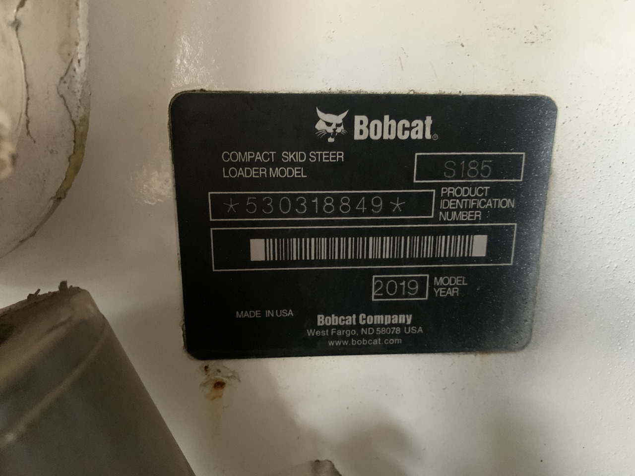 Mini homlokrakodó BOBCAT S185: 11 kép.