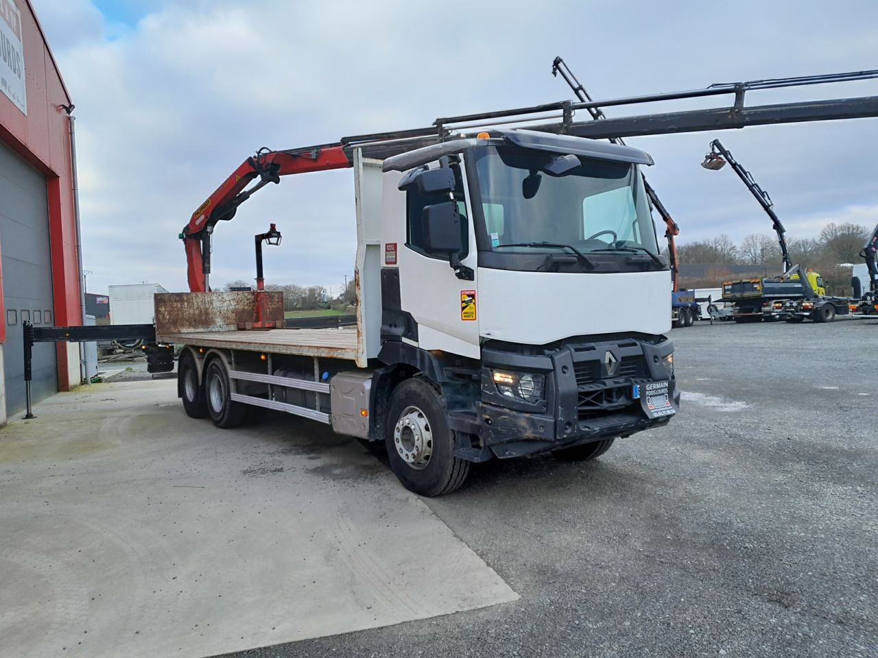 Renault C430 6x4 Standard platform Truck - Platós teherautó, Darus autó: 2 kép. Renault C430 6x4 Standard platform Truck - Platós teherautó, Darus autó: 2 kép.