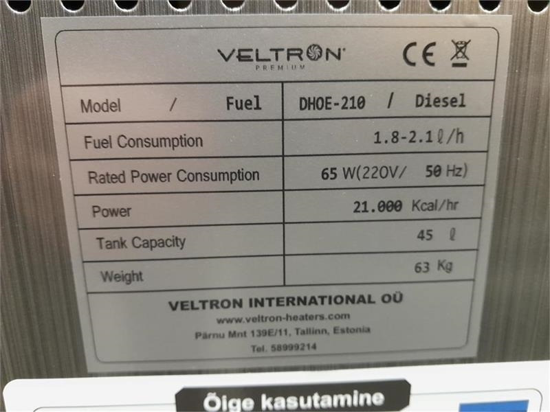 Építőipari fűtőelem - - - VeLTRON HEATER: 6 kép.