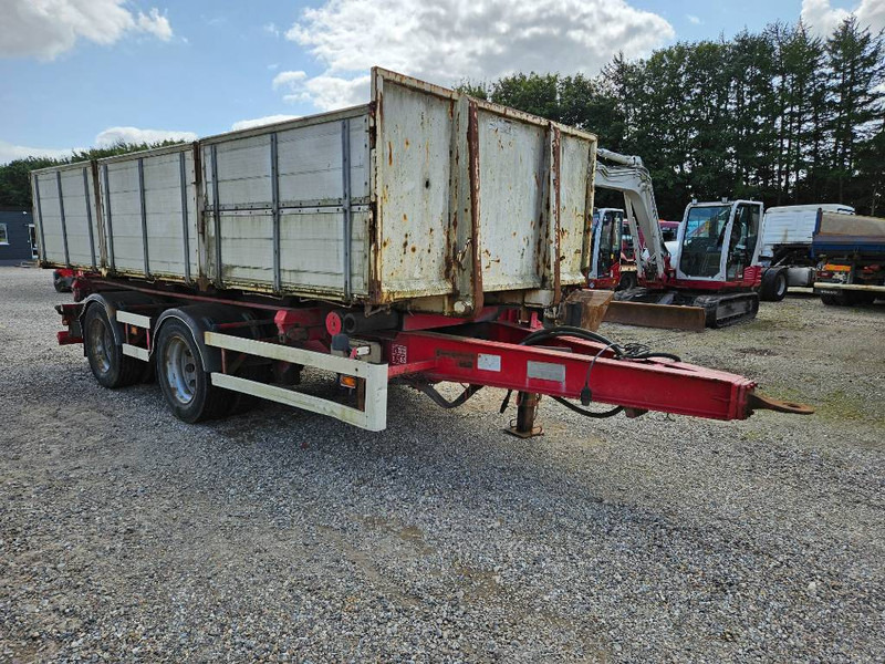 Pótkocsi cserefelépítményes KEL-BERG 2 axle // wire // 3-way tip // radiocontrol: 9 kép.