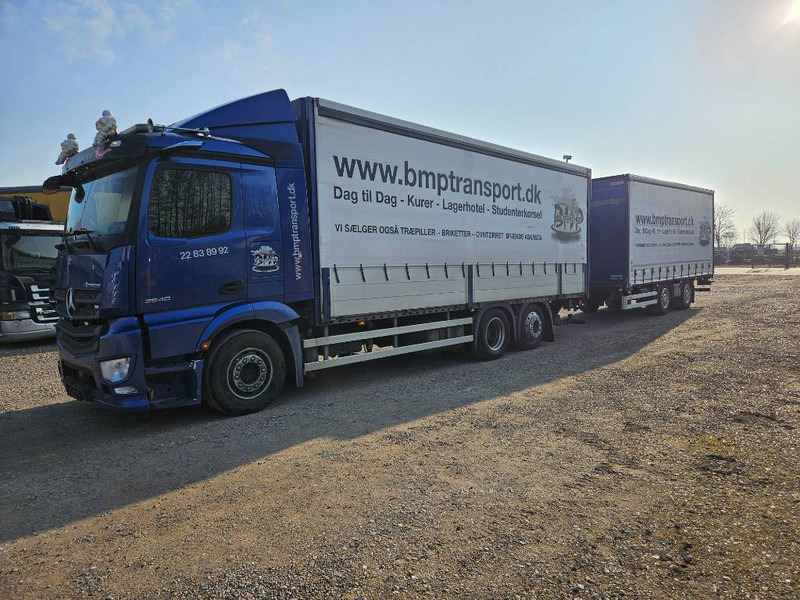 Mercedes-Benz Actros 2540 L // Lift // Kærre // ACC - Ponyvás teherautó: 3 kép. Mercedes-Benz Actros 2540 L // Lift // Kærre // ACC - Ponyvás teherautó: 3 kép.