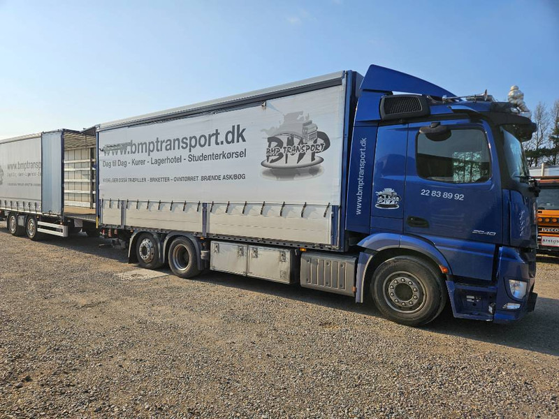 Mercedes-Benz Actros 2540 L // Lift // Kærre // ACC - Ponyvás teherautó: 1 kép. Mercedes-Benz Actros 2540 L // Lift // Kærre // ACC - Ponyvás teherautó: 1 kép.