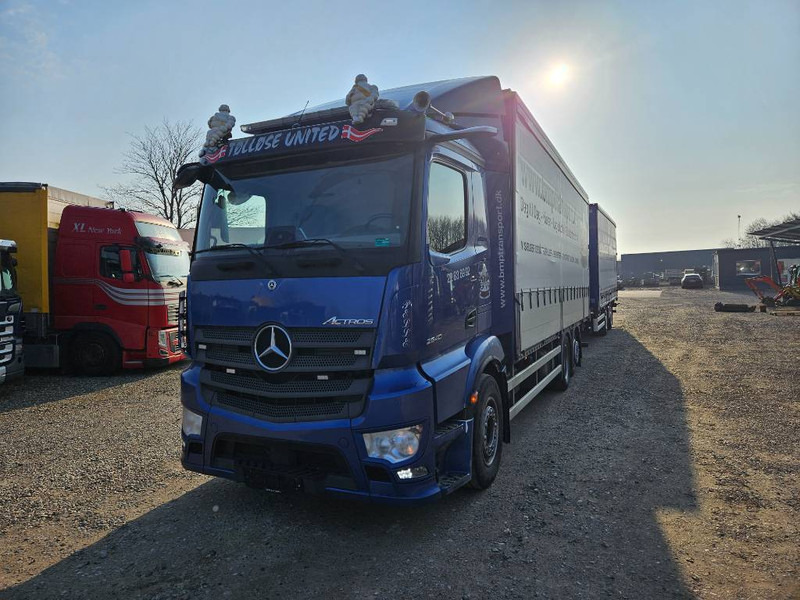 Mercedes-Benz Actros 2540 L // Lift // Kærre // ACC - Ponyvás teherautó: 2 kép. Mercedes-Benz Actros 2540 L // Lift // Kærre // ACC - Ponyvás teherautó: 2 kép.