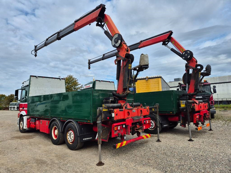 Mercedes-Benz Actros 2551/6x2 // Palfinger 16002 B // 2 x trucks - Darus autó: 5 kép. Mercedes-Benz Actros 2551/6x2 // Palfinger 16002 B // 2 x trucks - Darus autó: 5 kép.