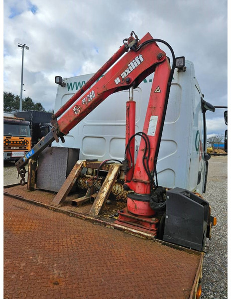 Autószállító teherautó, Darus autó Renault Midlum 220 Machine/auto Transport and crane(2 stk): 7 kép.