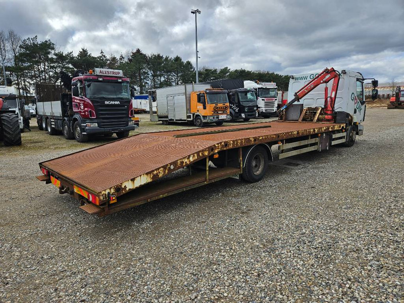 Renault Midlum 220 Machine/auto Transport and crane(2 stk) - Autószállító teherautó, Darus autó: 4 kép. Renault Midlum 220 Machine/auto Transport and crane(2 stk) - Autószállító teherautó, Darus autó: 4 kép.