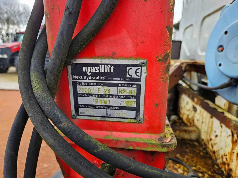 Autószállító teherautó, Darus autó Renault Midlum 220 Machine/auto Transport and crane(2 stk): 17 kép.