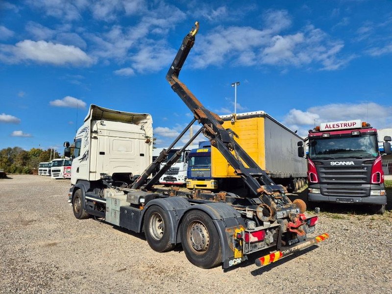 Scania R 410 6x2/4 // Hook // Kroghejs - Horgos rakodó teherautó: 3 kép. Scania R 410 6x2/4 // Hook // Kroghejs - Horgos rakodó teherautó: 3 kép.