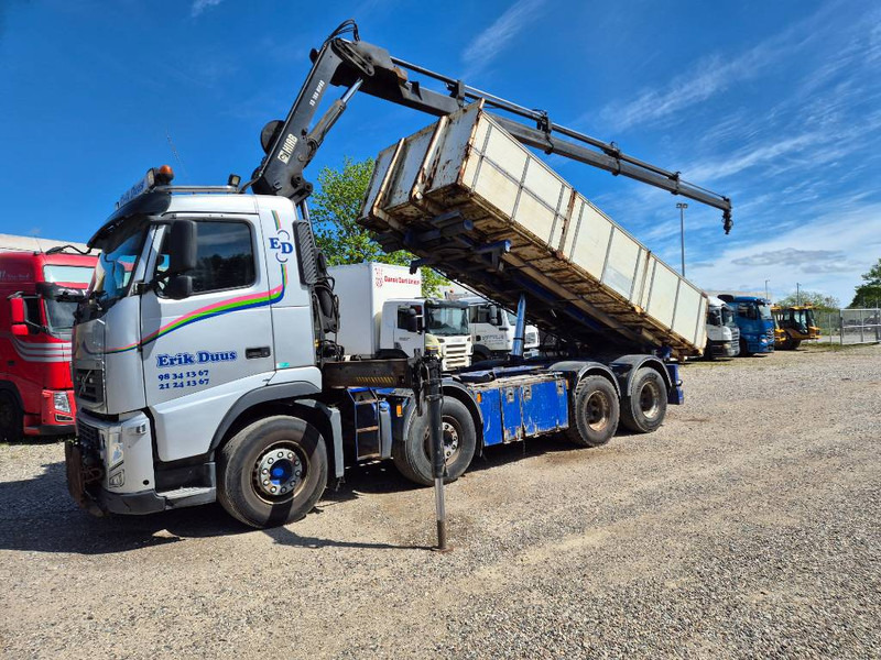 Volvo FH 460 8x2/4 //Hiab 166 E-4// 3 way tip - Darus autó: 2 kép. Volvo FH 460 8x2/4 //Hiab 166 E-4// 3 way tip - Darus autó: 2 kép.