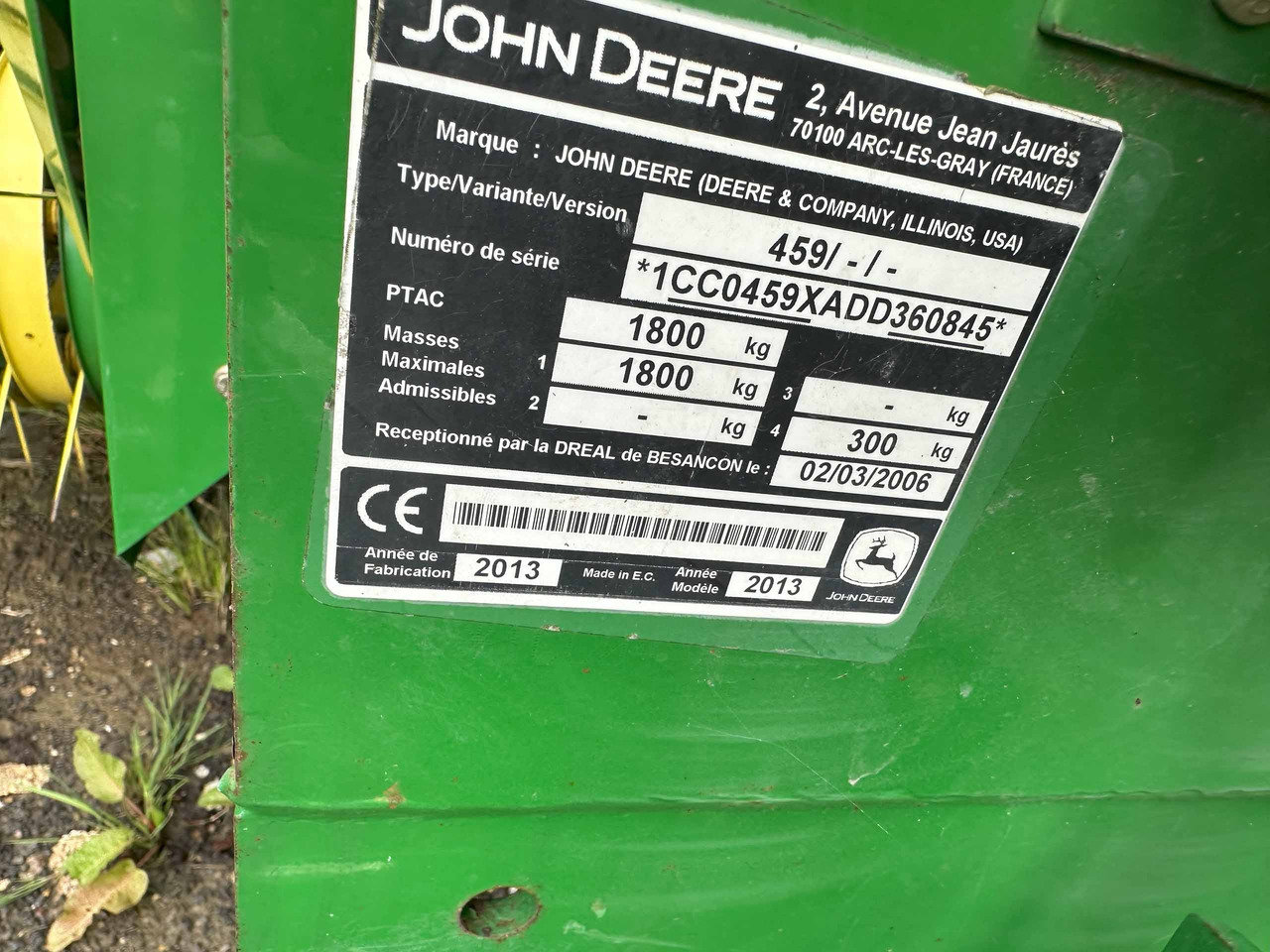 John Deere 459 baler - Kocka bálázó: 5 kép. John Deere 459 baler - Kocka bálázó: 5 kép.