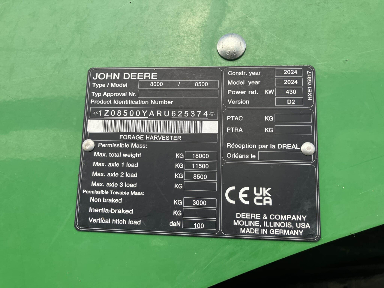 Önjáró szecskázógép John Deere 8500i: 10 kép. Önjáró szecskázógép John Deere 8500i: 10 kép.