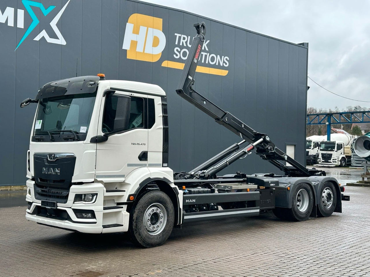 MAN TGS 26.470 6x2 Retarder MulitLift 21S59 - Horgos rakodó teherautó, Darus autó: 1 kép. MAN TGS 26.470 6x2 Retarder MulitLift 21S59 - Horgos rakodó teherautó, Darus autó: 1 kép.
