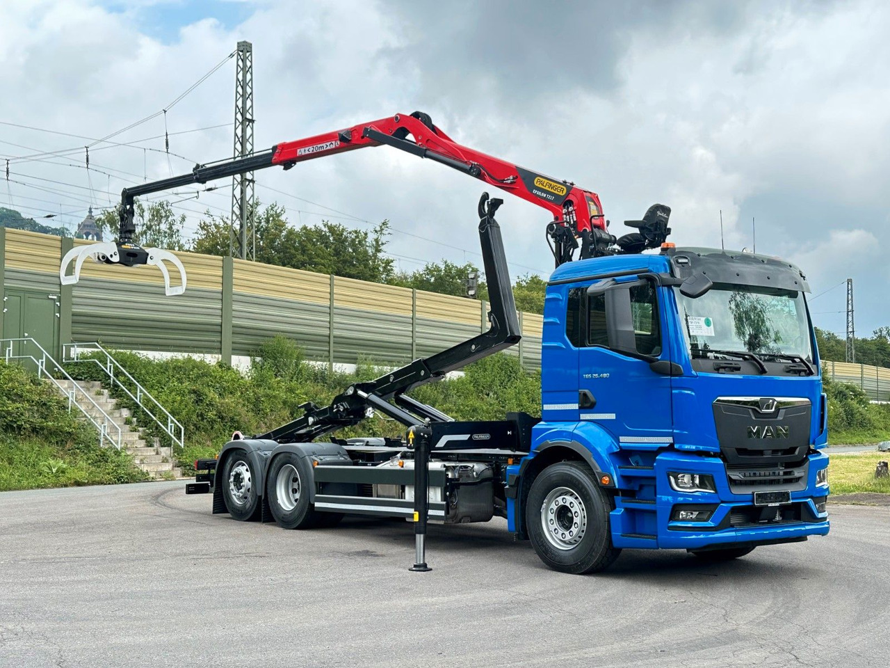 MAN TGS 26.480 6x2 Abrollkipper + Kran EPSILON lízing MAN TGS 26.480 6x2 Abrollkipper + Kran EPSILON: 16 kép.