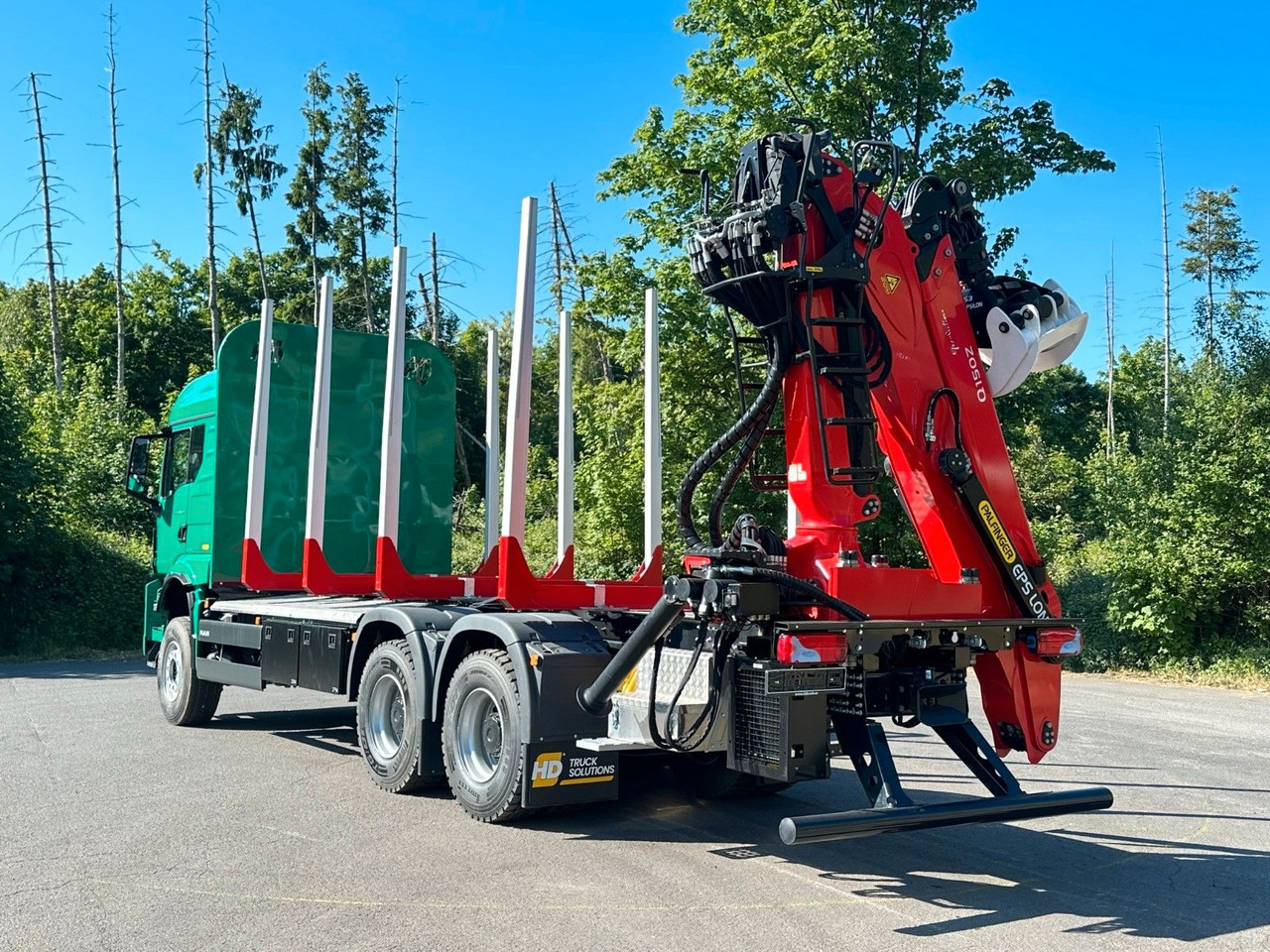 MAN TGS 33.510 6X4 BB Euro6e EPSILON 150Z - Rönkszállító teherautó, Darus autó: 4 kép. MAN TGS 33.510 6X4 BB Euro6e EPSILON 150Z - Rönkszállító teherautó, Darus autó: 4 kép.