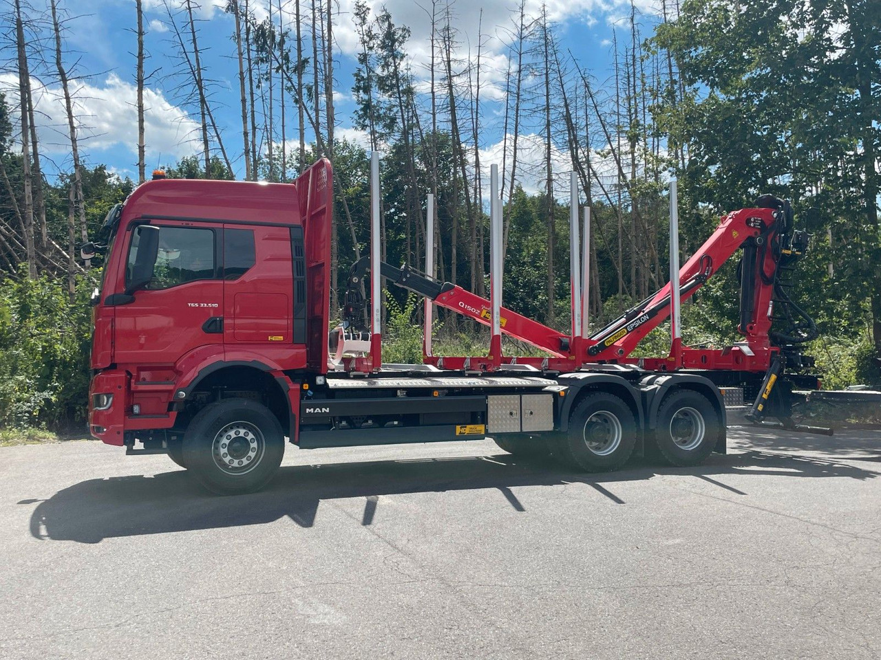 MAN TGS 33.510 6X4 BL Euro6e EPSILON 170Z - Rönkszállító teherautó, Darus autó: 5 kép. MAN TGS 33.510 6X4 BL Euro6e EPSILON 170Z - Rönkszállító teherautó, Darus autó: 5 kép.