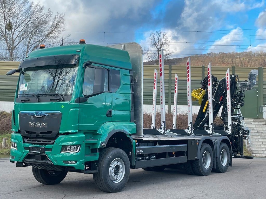 MAN TGS 33.510 6X4 BL Euro6e LogLift 165Z - Rönkszállító teherautó, Darus autó: 2 kép. MAN TGS 33.510 6X4 BL Euro6e LogLift 165Z - Rönkszállító teherautó, Darus autó: 2 kép.