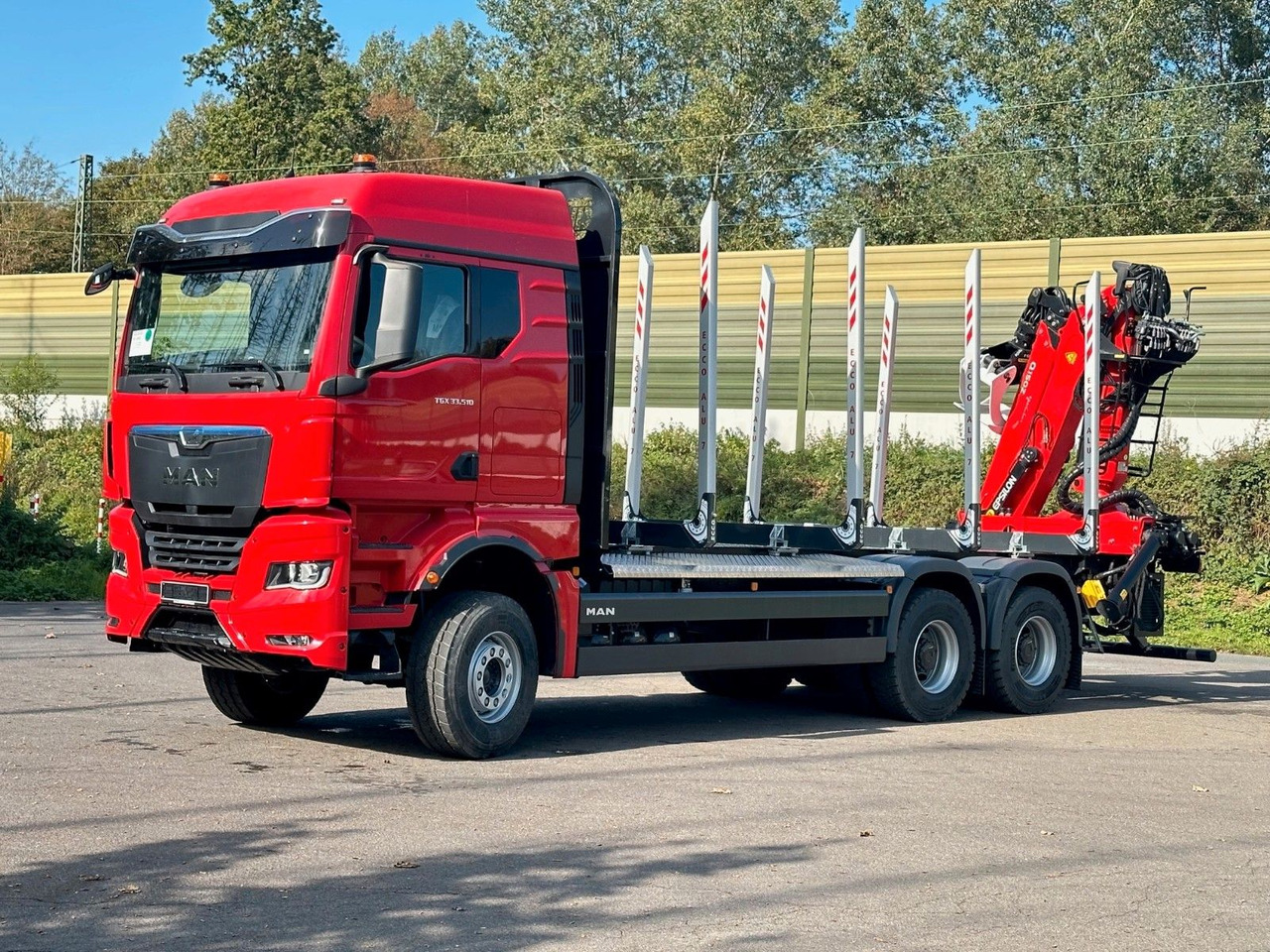 MAN TGX 33.510 6X4 BL Euro6e EPSILON 150 Z - Rönkszállító teherautó, Darus autó: 3 kép. MAN TGX 33.510 6X4 BL Euro6e EPSILON 150 Z - Rönkszállító teherautó, Darus autó: 3 kép.