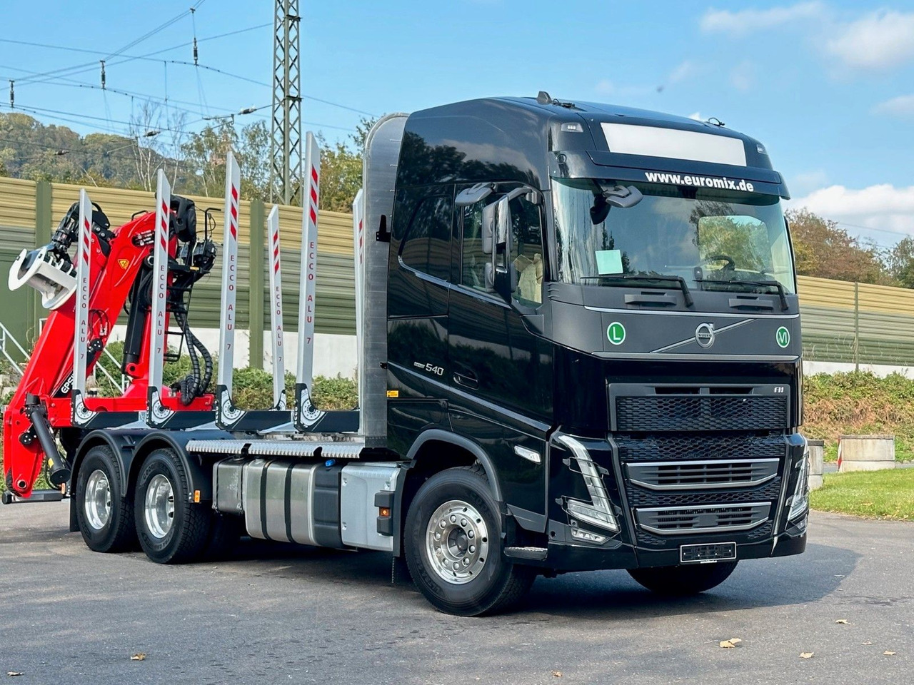 Volvo FH 540 6x4 LogLift EPSILON - Rönkszállító teherautó, Darus autó: 1 kép. Volvo FH 540 6x4 LogLift EPSILON - Rönkszállító teherautó, Darus autó: 1 kép.