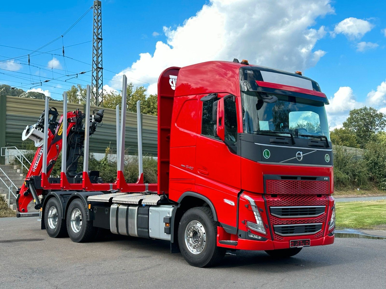 Volvo FH 540 6x4 LogLift EPSILON - Rönkszállító teherautó, Darus autó: 1 kép. Volvo FH 540 6x4 LogLift EPSILON - Rönkszállító teherautó, Darus autó: 1 kép.