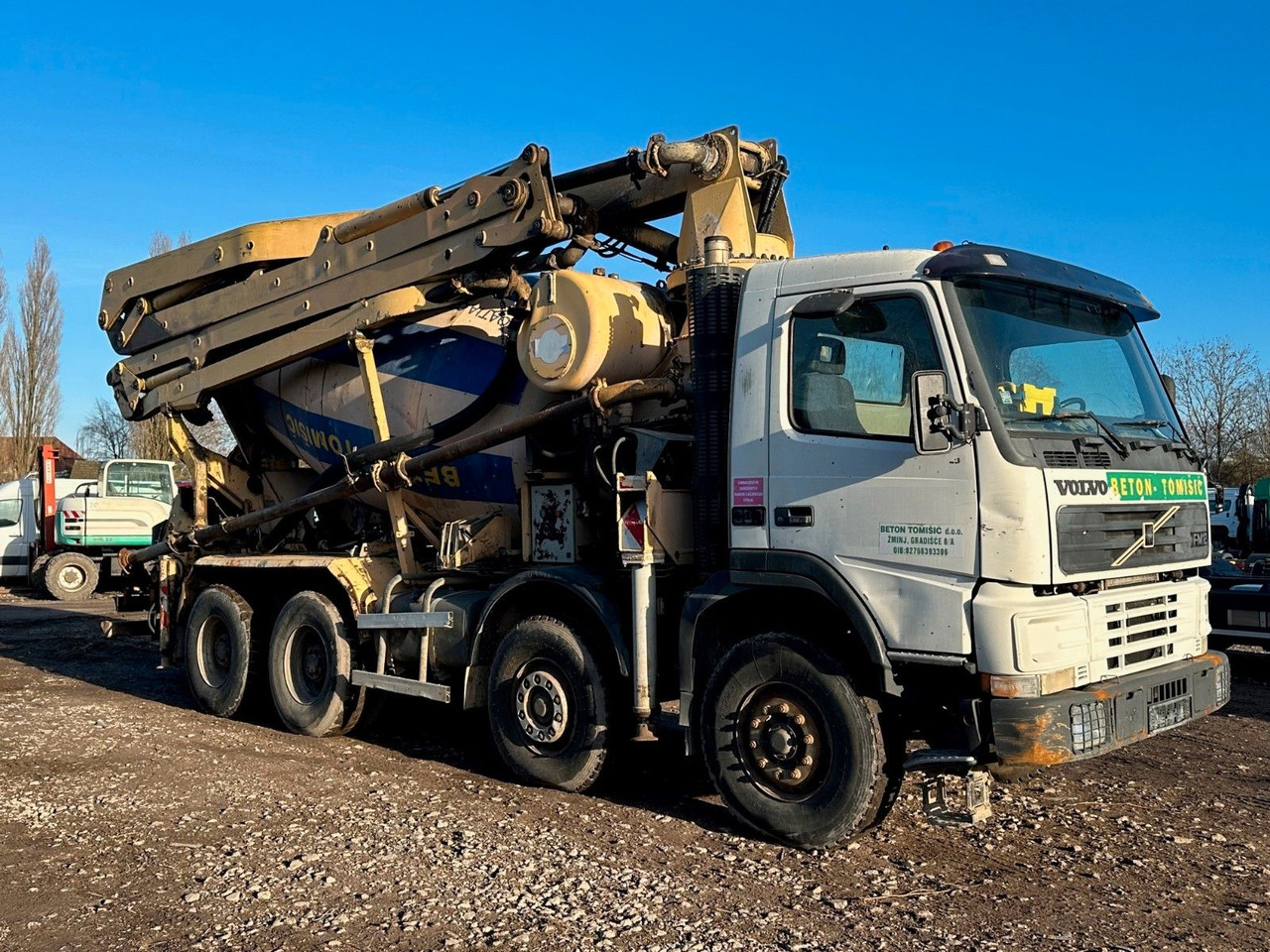 Volvo FM380 8X4 CIFA 28m Fahrmischer Pumpe - Betonpumpa: 2 kép. Volvo FM380 8X4 CIFA 28m Fahrmischer Pumpe - Betonpumpa: 2 kép.