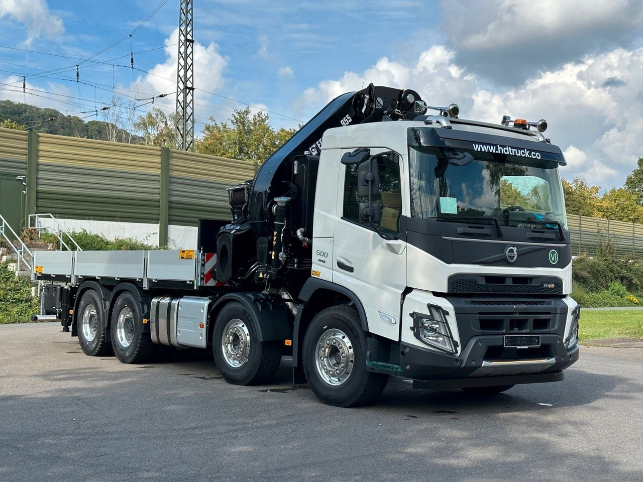 Volvo FMX 500 8x4 EFFER 955-8s + Jib 6s - Darus autó: 1 kép. Volvo FMX 500 8x4 EFFER 955-8s + Jib 6s - Darus autó: 1 kép.