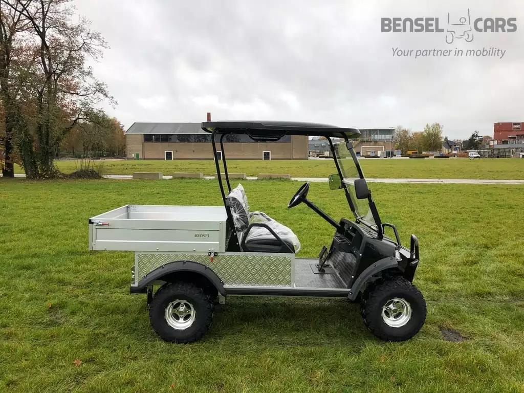 Bensel BSN700 2 Persoons Golfkar met Laadbak Nieuw - Golfkocsi: 2 kép. Bensel BSN700 2 Persoons Golfkar met Laadbak Nieuw - Golfkocsi: 2 kép.