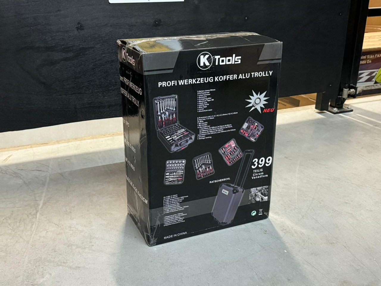 KTools gereedschapskoffer 399PCS - Garázs felszerelés: 1 kép. KTools gereedschapskoffer 399PCS - Garázs felszerelés: 1 kép.