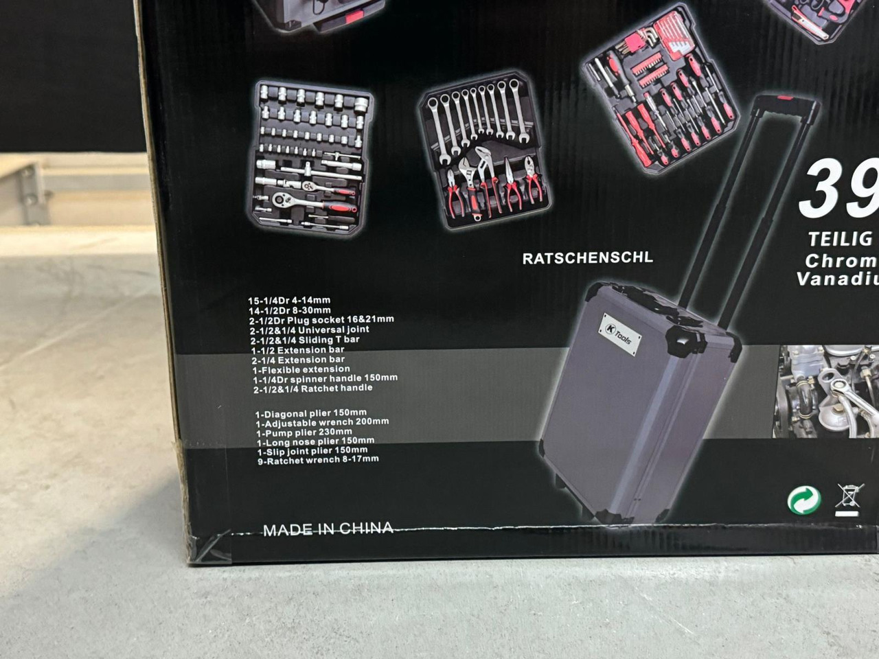KTools gereedschapskoffer 399PCS - Garázs felszerelés: 3 kép. KTools gereedschapskoffer 399PCS - Garázs felszerelés: 3 kép.