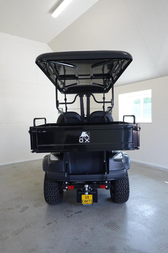 OX KG2L 2-Zits met Kiepbare Laadbak Mat-Zwart Nieuw - Golfkocsi: 2 kép. OX KG2L 2-Zits met Kiepbare Laadbak Mat-Zwart Nieuw - Golfkocsi: 2 kép.