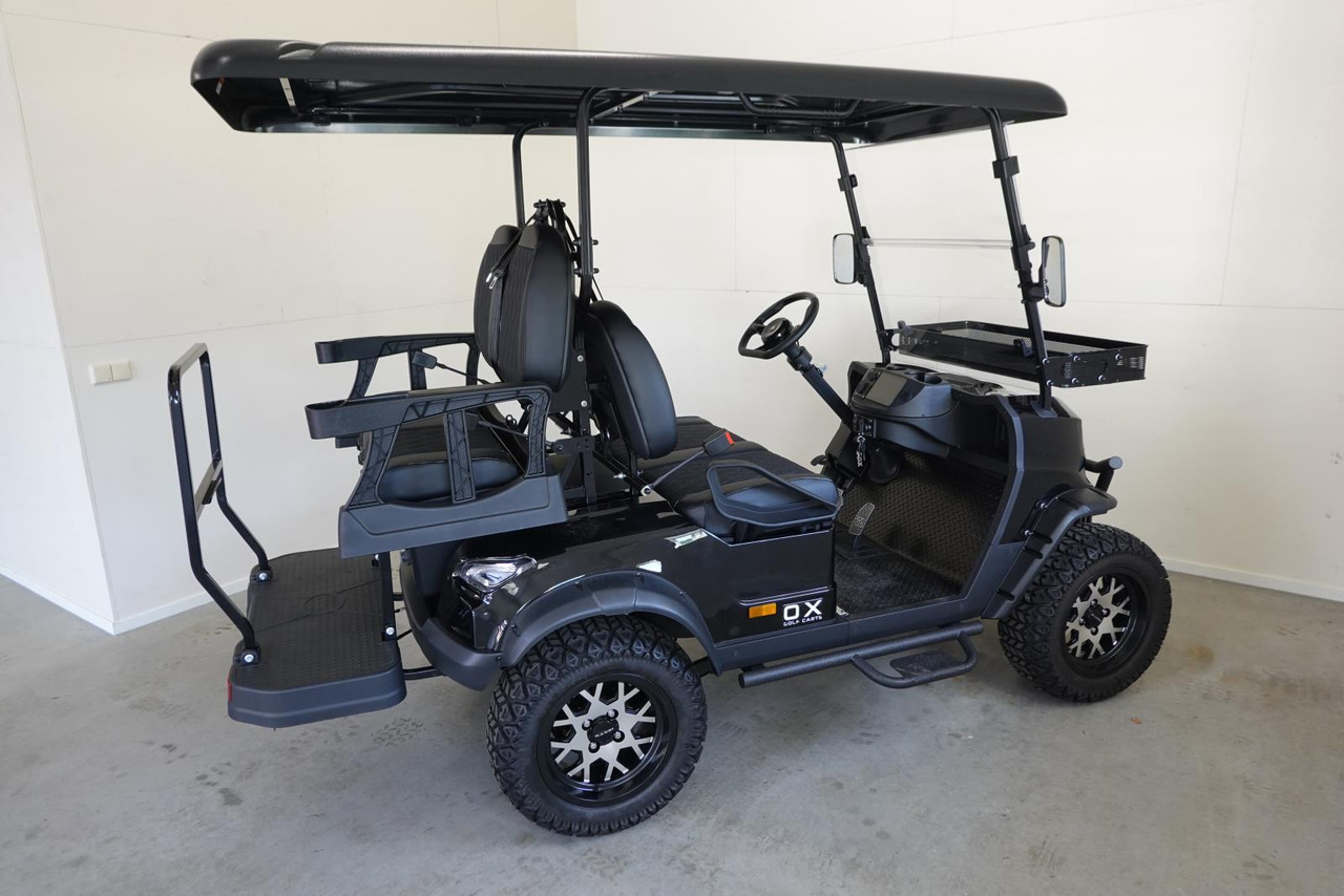 OX KG4 4-Zits Golfkar Zwart Nieuw - Golfkocsi: 3 kép. OX KG4 4-Zits Golfkar Zwart Nieuw - Golfkocsi: 3 kép.