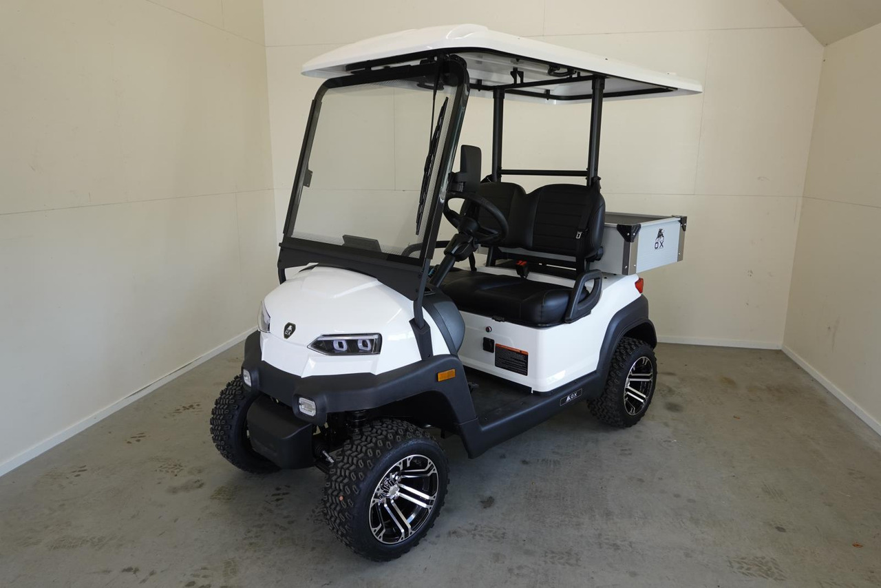 OX ZG2L 2-zits Golfkar met Laadbak Wit Nieuw - Golfkocsi: 2 kép. OX ZG2L 2-zits Golfkar met Laadbak Wit Nieuw - Golfkocsi: 2 kép.