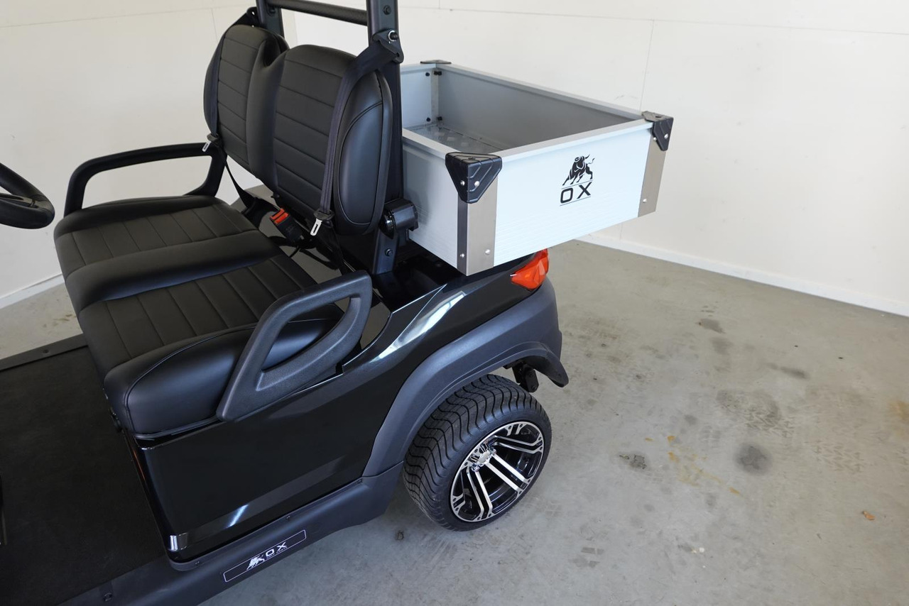 OX ZG2L 2-zits Golfkar met Laadbak Zwart Nieuw - Golfkocsi: 3 kép. OX ZG2L 2-zits Golfkar met Laadbak Zwart Nieuw - Golfkocsi: 3 kép.