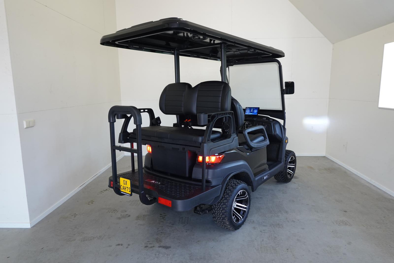 OX ZG4 4-zits Golfkar Zwart Nieuw - Golfkocsi: 2 kép. OX ZG4 4-zits Golfkar Zwart Nieuw - Golfkocsi: 2 kép.