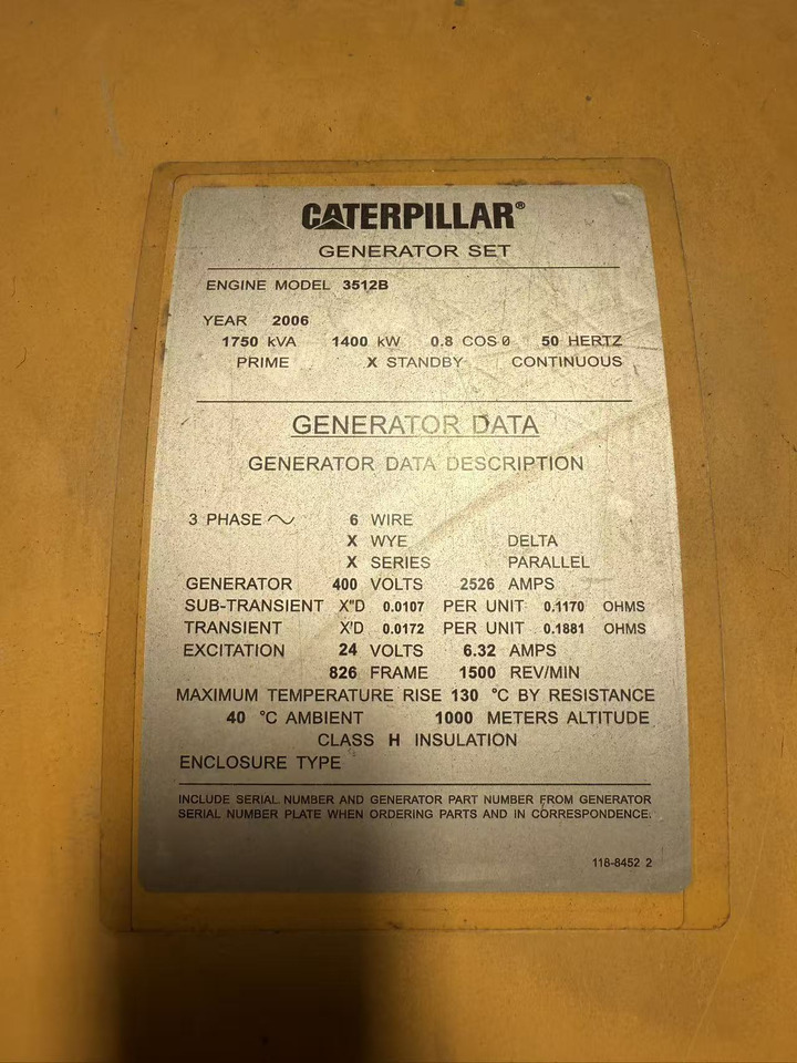 CATPILLAR 3512B - Ipari gép, Áramfejlesztő: 4 kép. CATPILLAR 3512B - Ipari gép, Áramfejlesztő: 4 kép.
