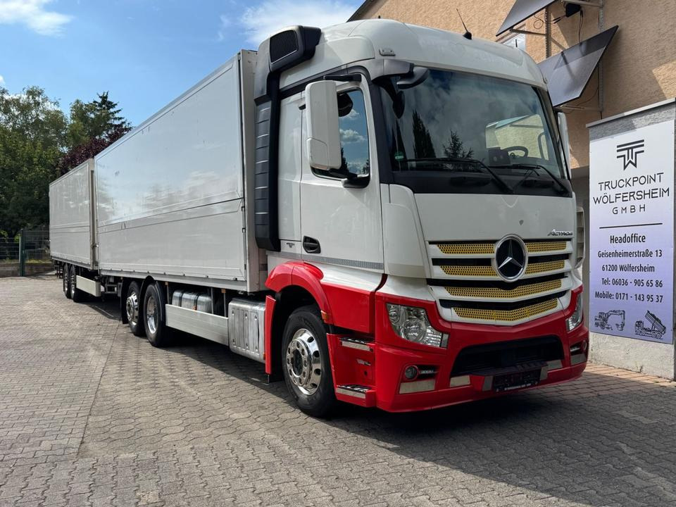 Mercedes-Benz Actros 2545/2xLBW/Klima/Kamera/kpl.Zug - Dobozos felépítményű teherautó: 1 kép. Mercedes-Benz Actros 2545/2xLBW/Klima/Kamera/kpl.Zug - Dobozos felépítményű teherautó: 1 kép.