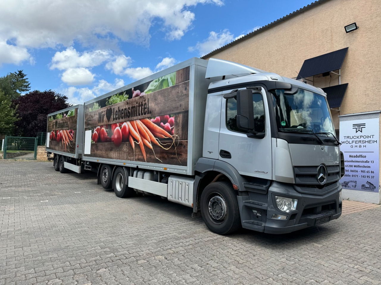 Mercedes-Benz Antos 2540/Durchladbar/2xLBW/Frigoblock/2instock - Hűtős teherautó: 1 kép. Mercedes-Benz Antos 2540/Durchladbar/2xLBW/Frigoblock/2instock - Hűtős teherautó: 1 kép.