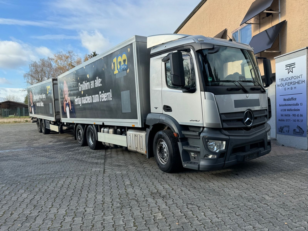 Mercedes-Benz Antos 2540/Durchladbar/2xLBW/Frigoblock/2instock - Hűtős teherautó: 1 kép. Mercedes-Benz Antos 2540/Durchladbar/2xLBW/Frigoblock/2instock - Hűtős teherautó: 1 kép.