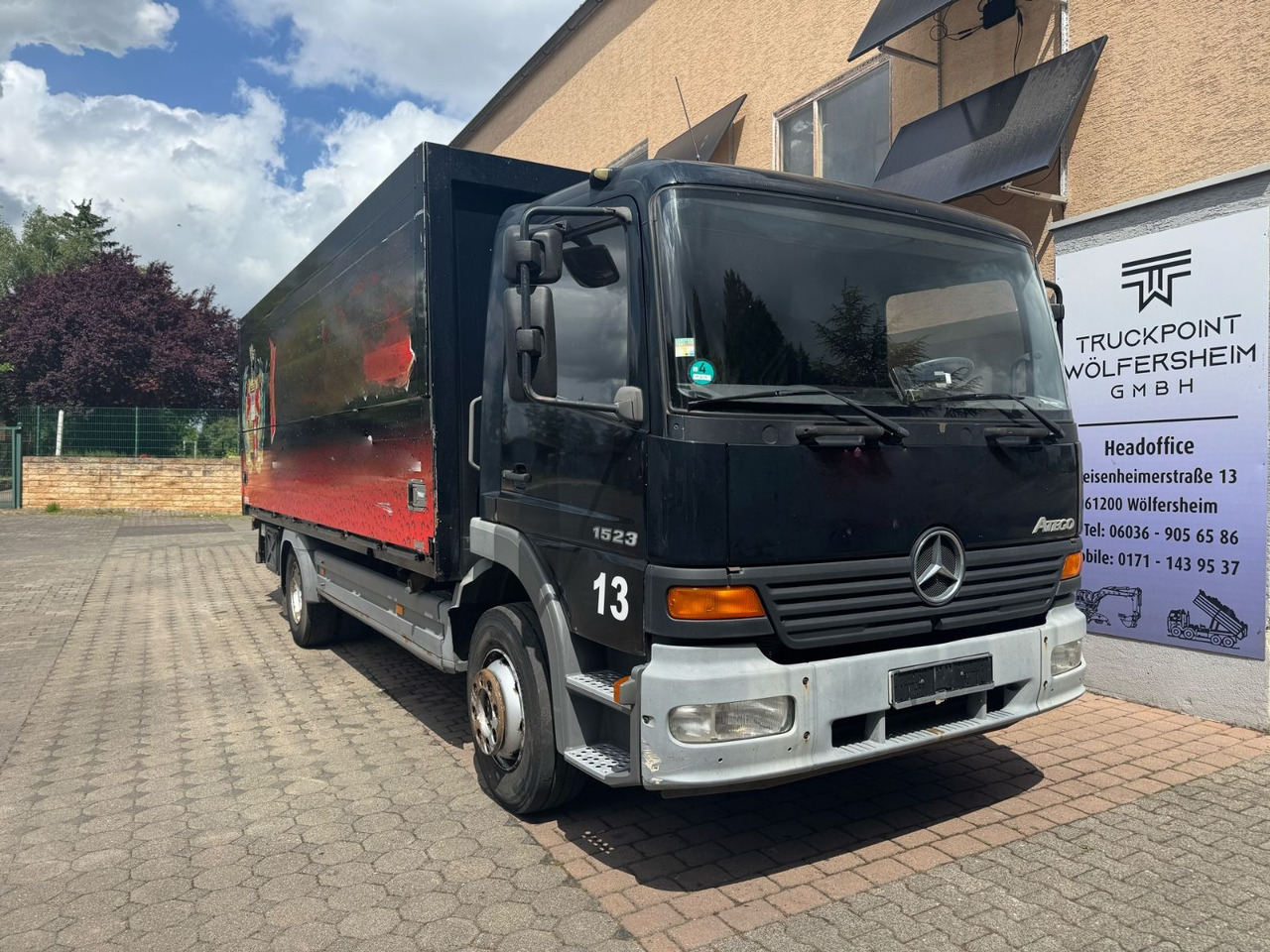 Mercedes-Benz Atego1523/B-L/LBW/AHK/aus.1Hand - Italszállító teherautó: 1 kép. Mercedes-Benz Atego1523/B-L/LBW/AHK/aus.1Hand - Italszállító teherautó: 1 kép.