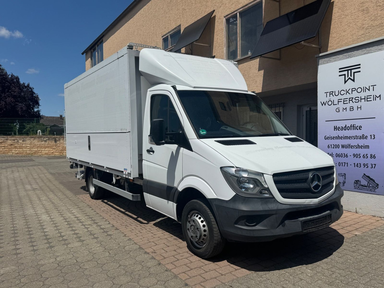 Mercedes-Benz Sprinter 514/LBW/KLIMA/aus.1Hand/GT-Zertifikat - Italszállító teherautó: 1 kép. Mercedes-Benz Sprinter 514/LBW/KLIMA/aus.1Hand/GT-Zertifikat - Italszállító teherautó: 1 kép.
