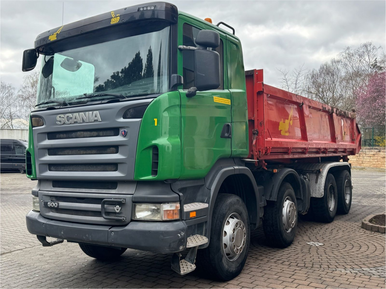 Scania R500/V8/BB/KLIMA/8x4/Dautel/Top-Zustand! - Billenőplatós teherautó: 2 kép. Scania R500/V8/BB/KLIMA/8x4/Dautel/Top-Zustand! - Billenőplatós teherautó: 2 kép.