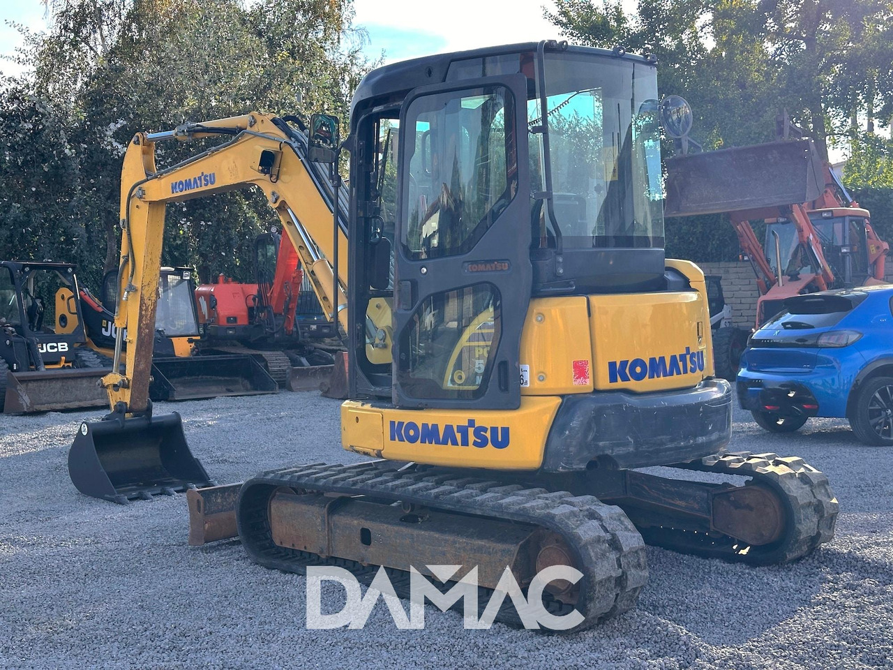 KOMATSU PC55MR-3 - Minikotró: 3 kép. KOMATSU PC55MR-3 - Minikotró: 3 kép.