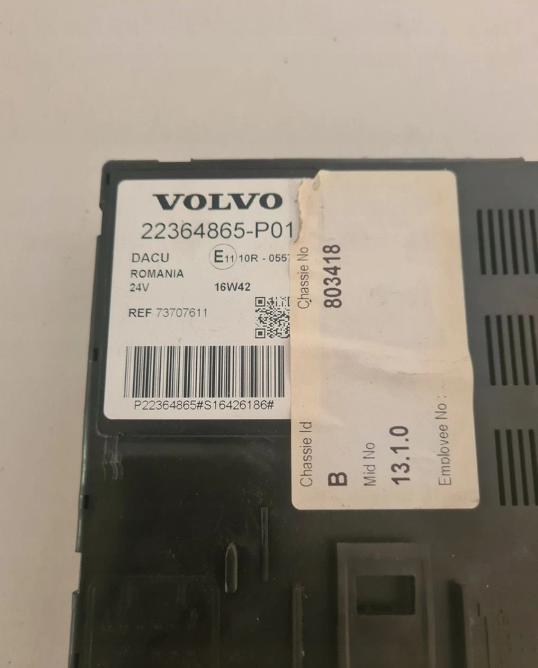 MODUŁ STEROWNIK KASETA KOMPUTER DACU VOLVO FH 4 FM 4 FMX 22364865 - ECU: 3 kép. MODUŁ STEROWNIK KASETA KOMPUTER DACU VOLVO FH 4 FM 4 FMX 22364865 - ECU: 3 kép.