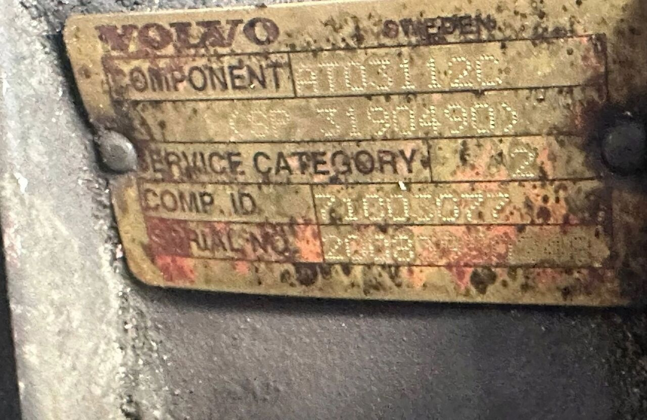 Volvo ATO3112C Volvo - Sebességváltó - Teherautó: 2 kép. Volvo ATO3112C Volvo - Sebességváltó - Teherautó: 2 kép.